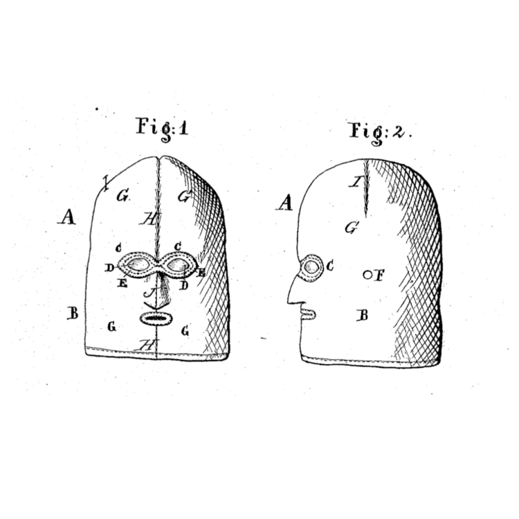 Technical diagrams Fig 1 and Fig 2 showing head profiles with cryptographic annotations